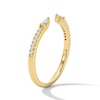 Thumbnail Image 4 of 1/6 CT. T.W. Marquise-Cut and Round Lab-Grown Diamond Open Band in 10K Gold (F/VS2)