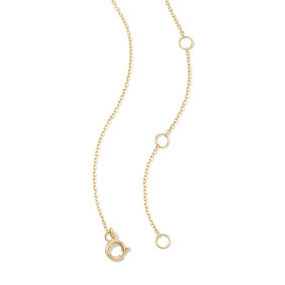 1/15 CT. T.w. Lab-Grown Diamond Letter “H” Initial Pendant in 10K Gold (F/Vs2)