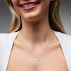 Thumbnail Image 2 of 0.9mm 1/20 CT.T.W. Lab-Grown Diamond Zodiac Necklace in 10K Yellow Gold (F/VS2)