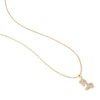 Thumbnail Image 3 of 0.9mm 1/20 CT.T.W. Lab-Grown Diamond Zodiac Necklace in 10K Yellow Gold (F/VS2)