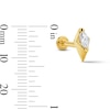 Thumbnail Image 3 of 1/15 CT. T.W. Marquise-Cut Lab-Grown Diamond Single Cartilage Stud Earring in 14K Gold (F/VS2)