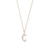 Thumbnail Image 1 of 1/20 CT. T.W. Lab-Grown Diamond Letter “C” Initial Pendant in 10K Gold (F/VS2)