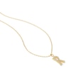 Thumbnail Image 3 of 1/20 CT. T.W. Lab-Grown Diamond Letter “R” Initial Pendant in 10K Gold (F/VS2)