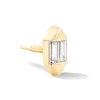 Thumbnail Image 4 of 1/10 CT. T.W. Baguette-Cut Lab-Grown Diamond Single Cartilage Stud Earring in 14K Gold (F/VS2)