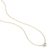 Thumbnail Image 3 of Marquise-Cut Aquamarine Solitaire Necklace in 10K Gold