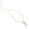Thumbnail Image 3 of 1/20 CT. T.W. Lab-Grown Diamond Letter “P” Initial Pendant in 10K Gold (F/VS2)