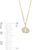Thumbnail Image 5 of 1/10 CT. T.W. Lab-Grown Diamond Zodiac Cancer Pendant in 10K Gold (F/VS2)