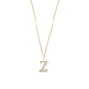 Thumbnail Image 1 of 1/20 CT. T.W. Lab-Grown Diamond Letter “Z” Initial Pendant in 10K Gold (F/VS2)
