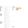 Thumbnail Image 3 of Lab-Grown Diamond-Accent Butterfly Single Cartilage Stud Earring in 14K Gold (F/VS2)
