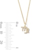 Thumbnail Image 5 of 1/15 CT. T.W. Lab-Grown Diamond Zodiac Virgo Pendant in 10K Gold (F/VS2)