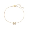 Thumbnail Image 1 of 1/10 CT. T.W. Lab-Grown Diamond Butterfly Bracelet in 10K Gold