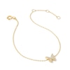 Thumbnail Image 4 of 1/10 CT. T.W. Lab-Grown Diamond Butterfly Bracelet in 10K Gold