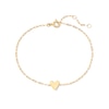 Thumbnail Image 1 of Slender Heart Bracelet in 10K Gold