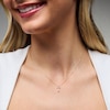 Thumbnail Image 2 of 1/20 CT. T.W. Lab-Grown Diamond Letter “T” Initial Pendant in 10K Gold (F/VS2)