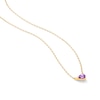 Thumbnail Image 4 of Pear-Shaped Amethyst Necklace in 10K Gold