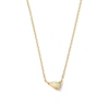 Thumbnail Image 1 of Pear-Shaped Opal Solitaire Necklace in 10K Gold