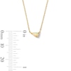 Thumbnail Image 6 of Pear-Shaped Opal Solitaire Necklace in 10K Gold