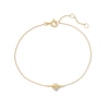 Thumbnail Image 1 of Lab-Grown Diamond-Accent Bee Bracelet in 10K Gold