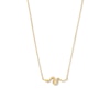 Thumbnail Image 1 of Textured Snake Necklace in 10K Gold