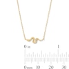 Thumbnail Image 6 of Textured Snake Necklace in 10K Gold