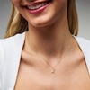 Thumbnail Image 2 of 1/20 CT. T.W. Lab-Grown Diamond Letter “X” Initial Pendant in 10K Gold (F/VS2)
