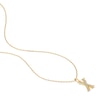 Thumbnail Image 3 of 1/20 CT. T.W. Lab-Grown Diamond Letter “X” Initial Pendant in 10K Gold (F/VS2)