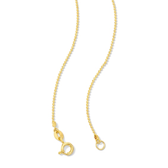 1/10 CT. T.w. Lab-Grown Diamond Solitaire Necklace in Sterling Silver with 18K Gold Plate (H/Si2)