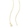 Thumbnail Image 5 of Flat Oval Mirror Chain Necklace in Solid Sterling Silver with 18K Gold Plate