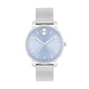 Thumbnail Image 1 of Ladies' Movado Bold® Access Analog Watch with Blue Dial and Mesh Bracelet (Model: 3601310)
