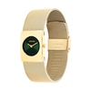 Thumbnail Image 2 of Ladies' Calvin Klein Pulse Watch with Green Dial and Gold-Tone Mesh Bracelet (Model: 25100136)