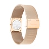 Thumbnail Image 3 of Ladies' Calvin Klein Pulse Watch with Dark Red Dial and Rose-Tone Mesh Bracelet (Model: 25100137)