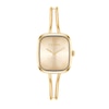Thumbnail Image 1 of Ladies' Calvin Klein Adore Analog Bangle Watch with Gold-Tone Rectangular Dial and Smooth Bezel (Model: 25100132)