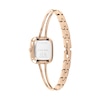 Thumbnail Image 3 of Ladies' Calvin Klein Adore Analog Bangle Watch with Rose-Tone Rectangular Dial (Model: 25100133)