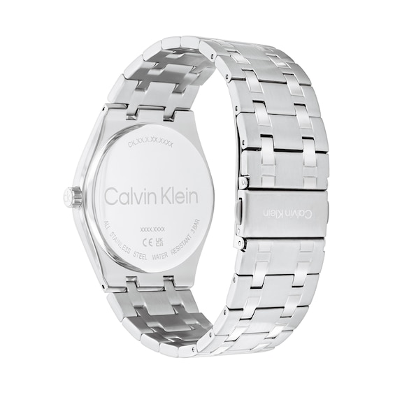 Men's Calvin Klein Motion Chronograph Watch with Navy Blue Dial and Stainless Steel Bracelet (Model: 25200520)