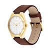 Thumbnail Image 2 of Men's Calvin Klein Motion Chronograph Watch with White Dial and Brown Leather Strap (Model: 25200523)