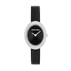 Thumbnail Image 1 of Ladies' Calvin Klein Analog Watch with Black Oval Dial and Crystal Bezel (Model: 25100145)