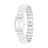 Thumbnail Image 2 of Ladies' Calvin Klein Poise Square Analog Watch with Silver-Tone Dial and Crystal Bezel (Model: 20614027)