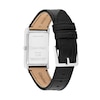 Thumbnail Image 3 of Men's Calvin Klein Dapper Black Rectangle Dial Watch with Black Leather Strap (Model: 25200528)