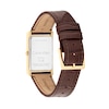 Thumbnail Image 3 of Men's Calvin Klein Dapper Gold-Tone Rectangle Dial Watch with Brown Leather Strap (Model: 25200530)