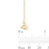 Thumbnail Image 4 of 1/20 CT. T.W. Lab-Grown Diamond Quartet Bracelet in Sterling Silver with 14K Gold Plate (F/SI2) - 7.25″