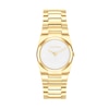Thumbnail Image 1 of Ladies’ Calvin Klein CK Unite Analog Watch with White Dial and Gold-Tone Bracelet (Model: 25100122)