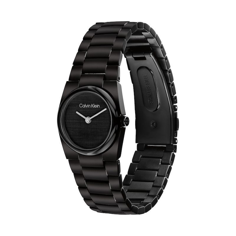 Main Image 2 of Ladies’ Calvin Klein CK Unite Analog Watch with Black Dial and Black IP Bracelet (Model: 25100125)