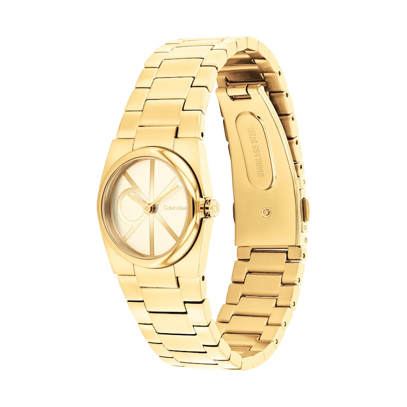 Main Image 2 of Ladies’ Calvin Klein CK Unite Analog Watch with Gold-Tone Dial and Bracelet (Model: 25100127)