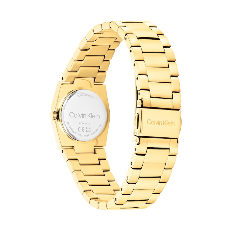 Main Image 3 of Ladies’ Calvin Klein CK Unite Analog Watch with Gold-Tone Dial and Bracelet (Model: 25100127)