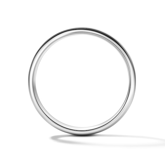 1.0mm Wedding Band in 10K White Gold