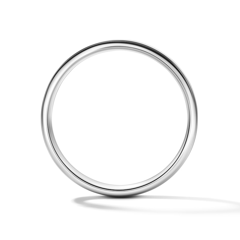 Main Image 2 of 1.0mm Wedding Band in 10K White Gold
