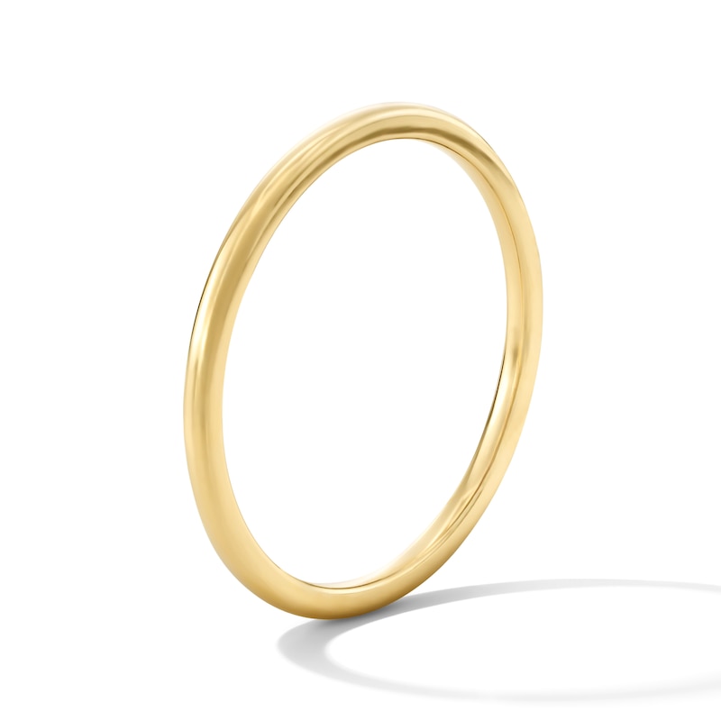 Main Image 3 of 1.0mm Wedding Band in 10K Gold