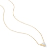 Thumbnail Image 5 of 1/5 CT. Trillion-Cut Lab-Grown Diamond Solitaire Necklace in 10K Gold (F/VS2)