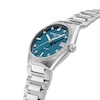 Thumbnail Image 2 of Ladies' Frederique Constant Highlife 1/2 CT. T.W. Diamond Automatic Watch with Blue Dial (Model: FC-303LBSD2NHD6)