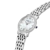 Thumbnail Image 2 of Ladies' Frederique Constant Slimline 5/8 CT. T.W. Diamond Watch with Mother-of-Pearl Dial (Model: FC-220MPWD1SD26B)